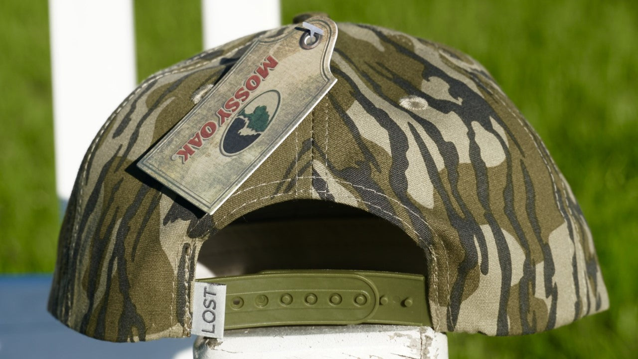 "Embroidered Patch Hat" Mossy Oak Bottomland Rope Hat