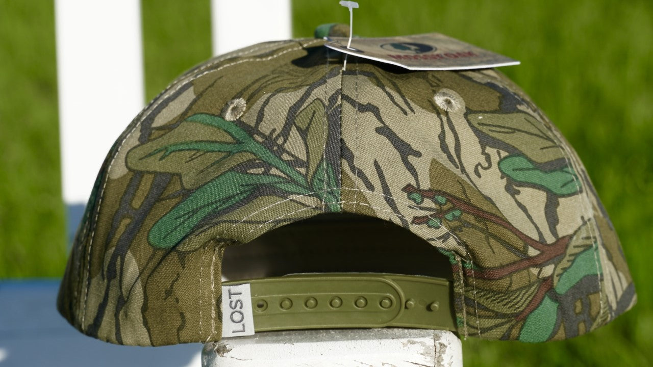 "Embroidered Patch Hat" Mossy Oak Greenleaf Rope Hat