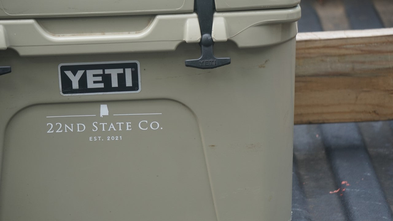 22nd State Logo- Transfer Sticker (2" x 5.5")