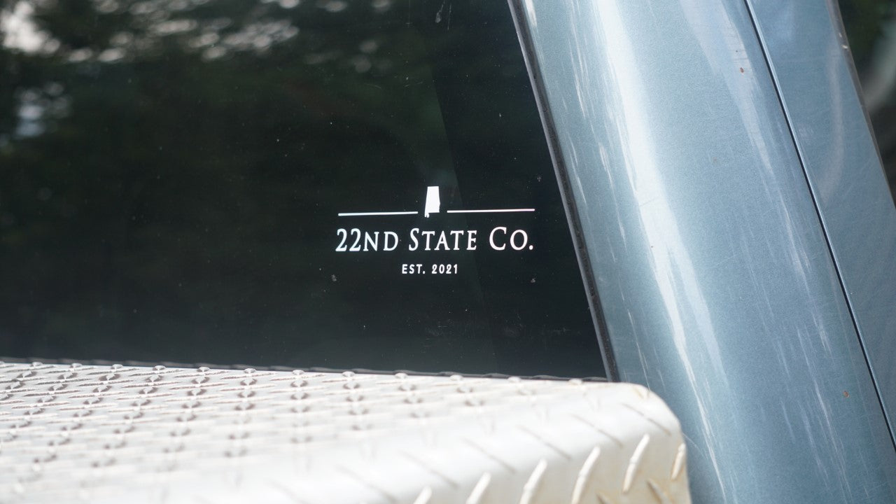 22nd State Logo- Transfer Sticker (2" x 5.5")