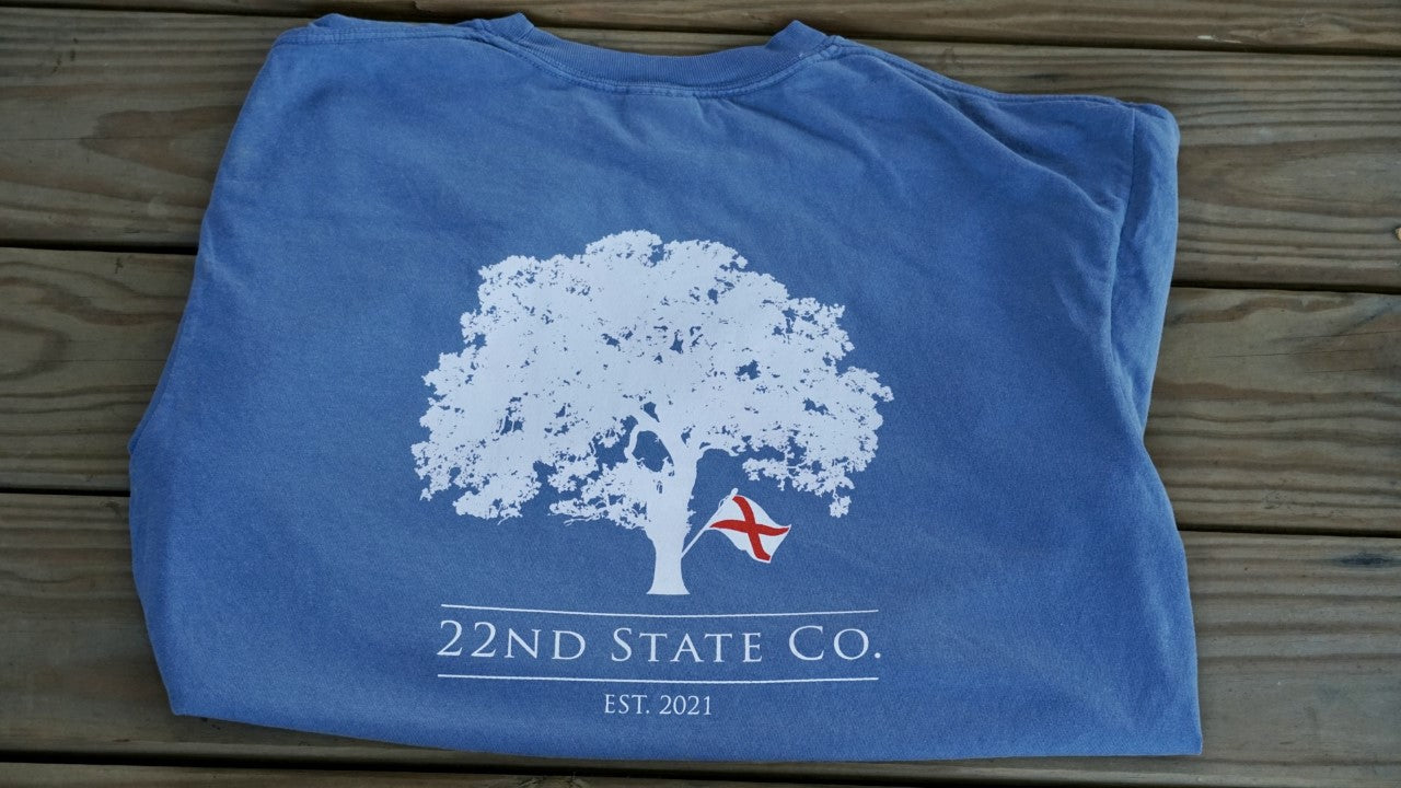 "Live Oak Pocket Tee" Comfort Colors