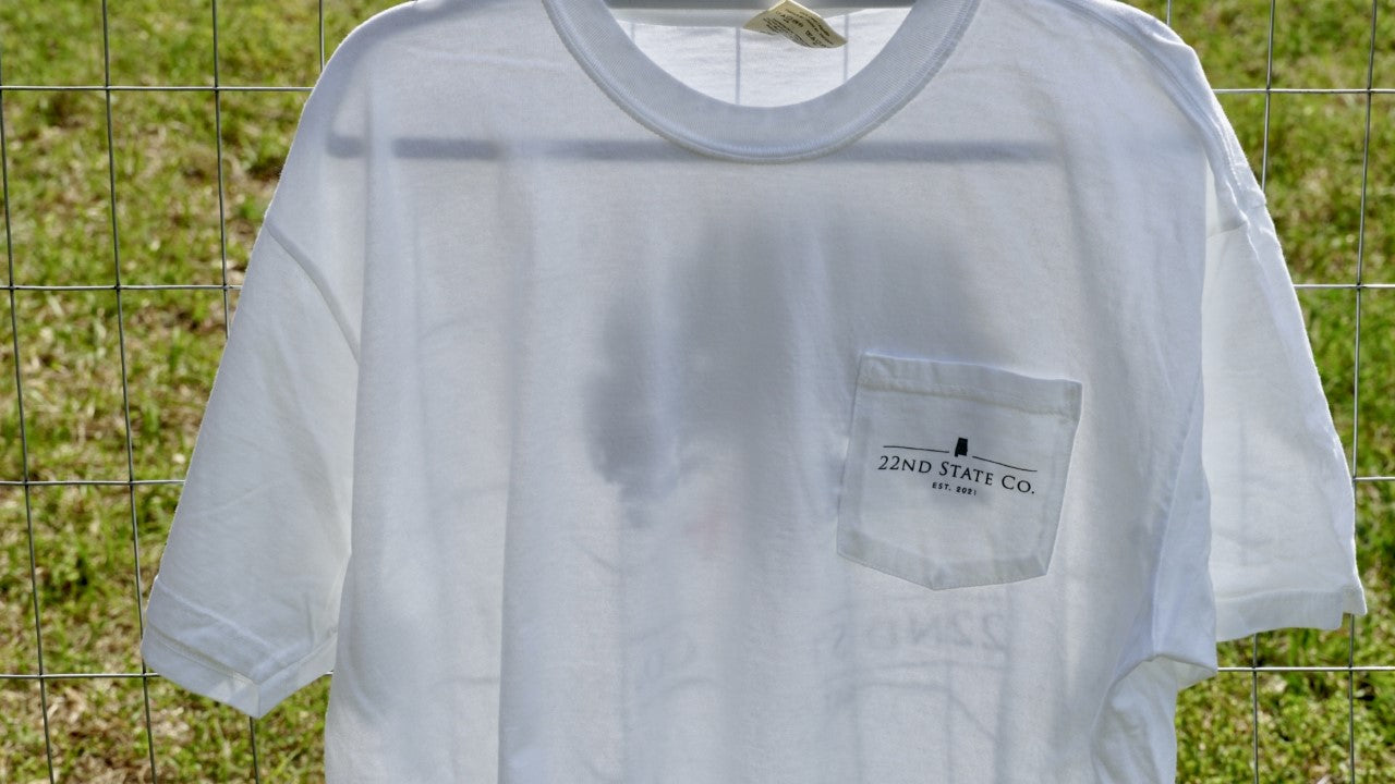 "Live Oak Pocket Tee" Comfort Colors