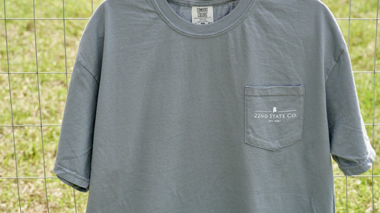 "Live Oak Pocket Tee" Comfort Colors