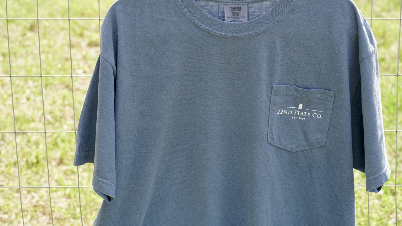 "Live Oak Pocket Tee" Comfort Colors