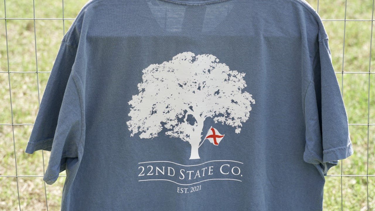 "Live Oak Pocket Tee" Comfort Colors