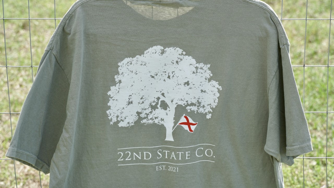 "Live Oak Pocket Tee" Comfort Colors