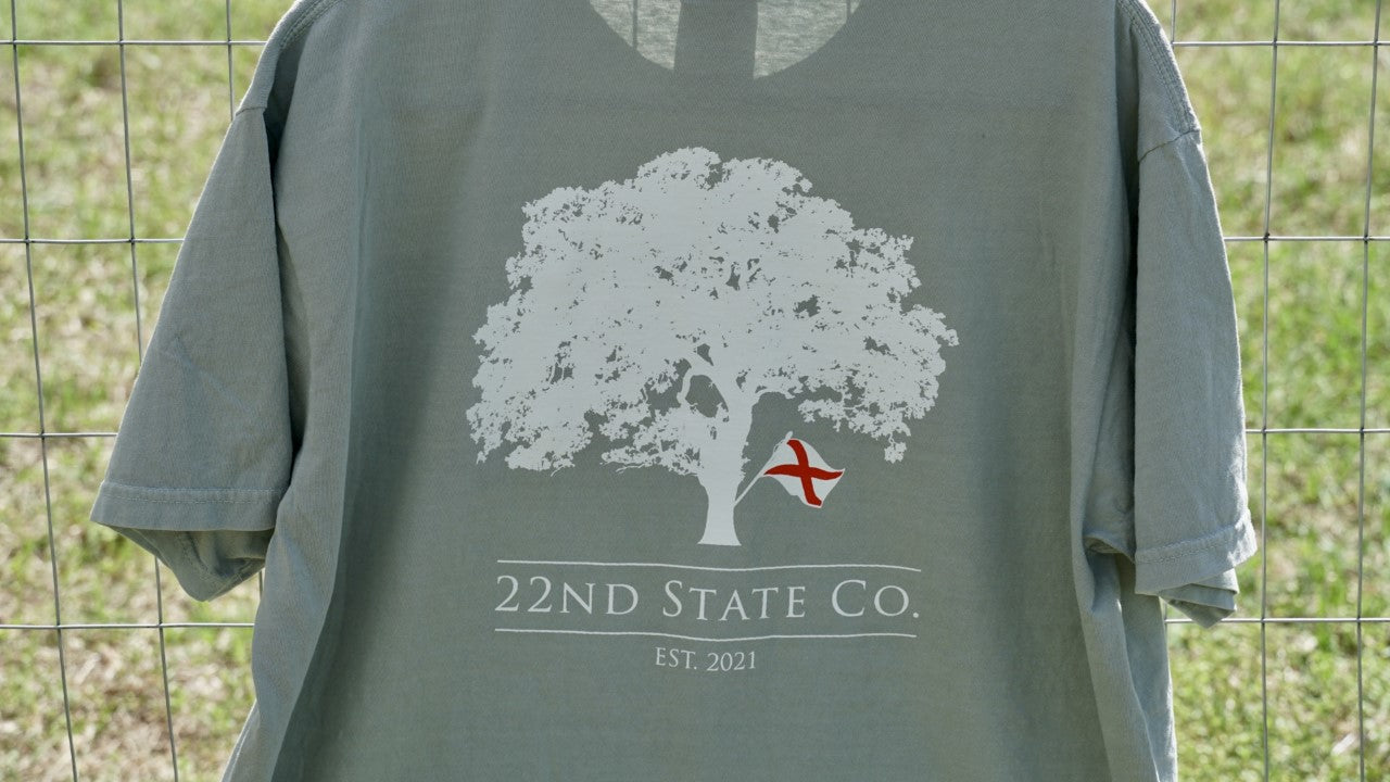 "Live Oak Pocket Tee" Comfort Colors