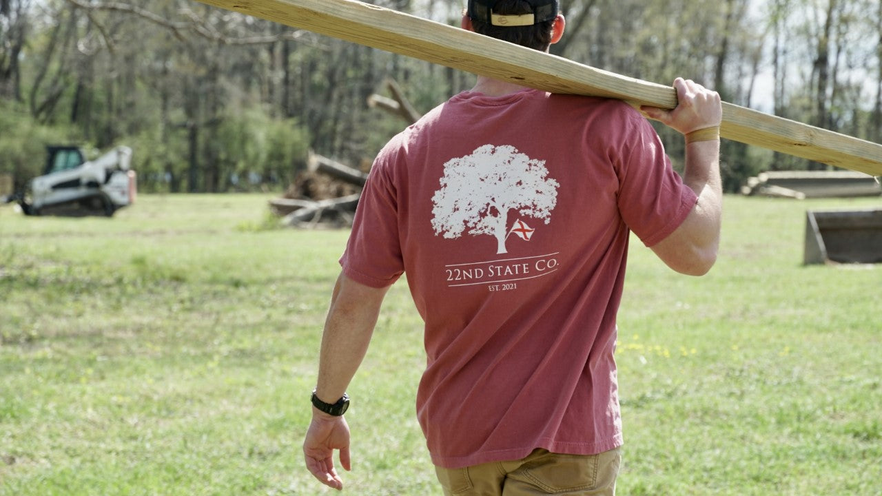 "Live Oak Pocket Tee" Comfort Colors