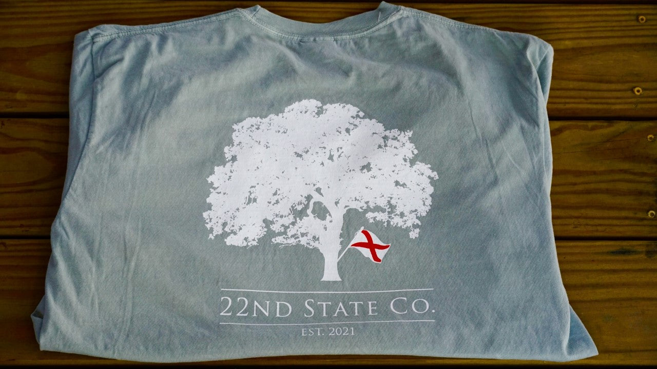 "Live Oak Pocket Tee" Comfort Colors