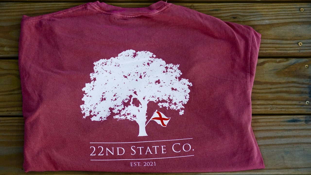 "Live Oak Pocket Tee" Comfort Colors