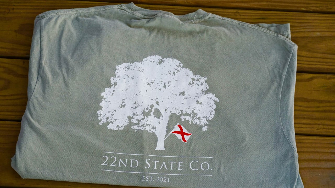 "Live Oak Pocket Tee" Comfort Colors