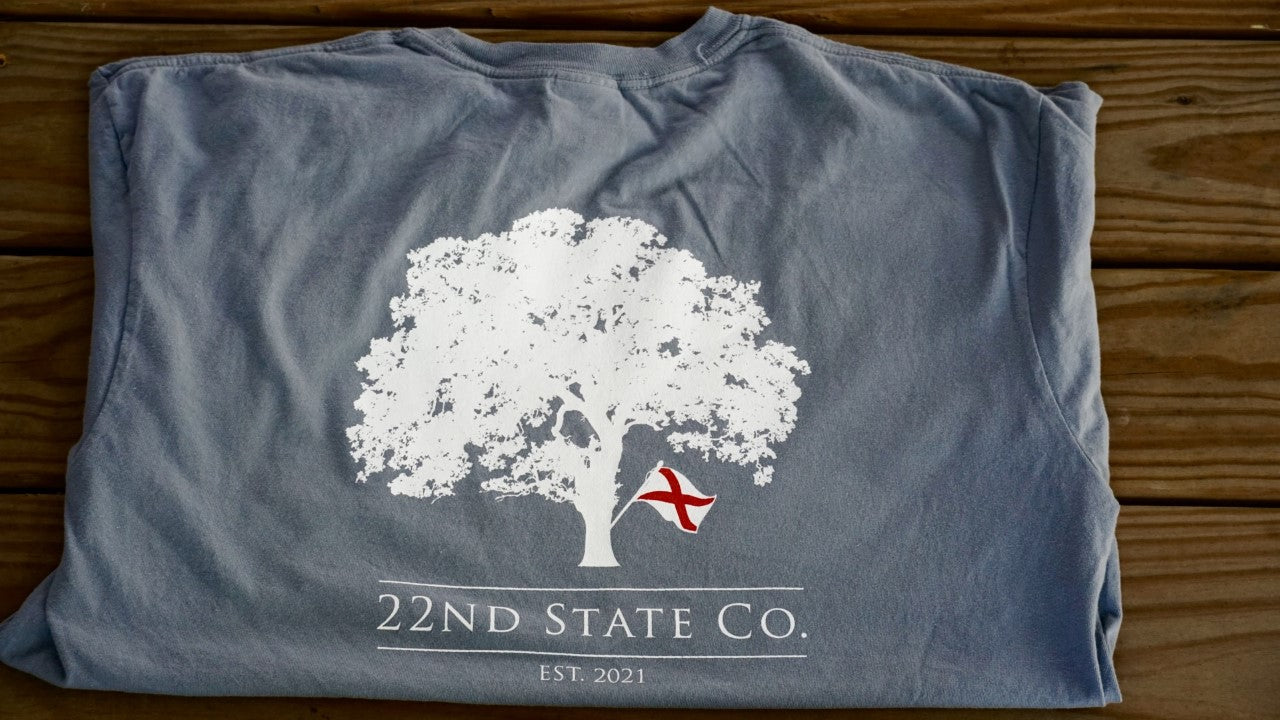 "Live Oak Pocket Tee" Comfort Colors
