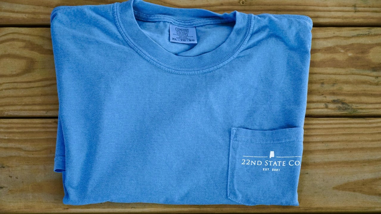 "Live Oak Pocket Tee" Comfort Colors