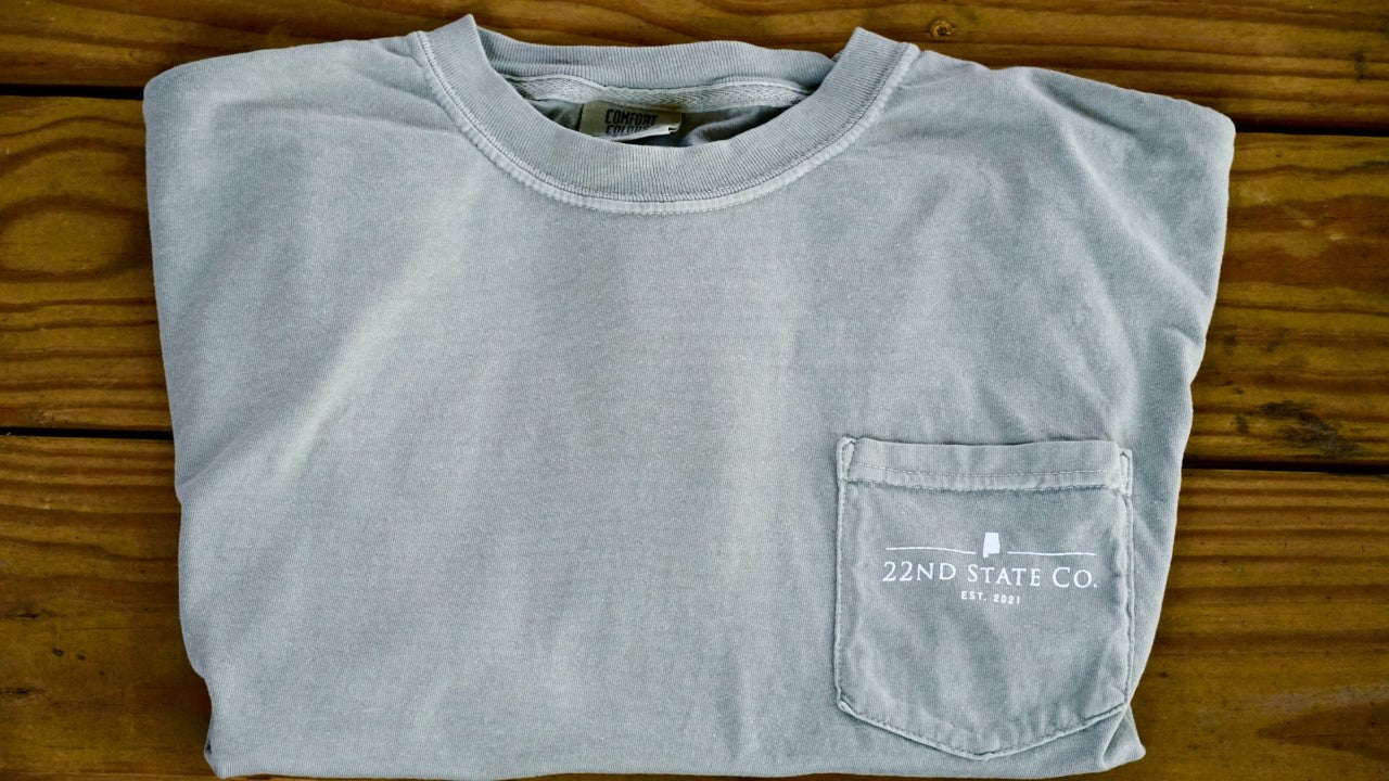 "Live Oak Pocket Tee" Comfort Colors