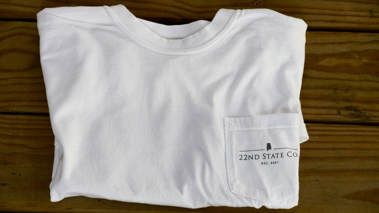 "Live Oak Pocket Tee" Comfort Colors