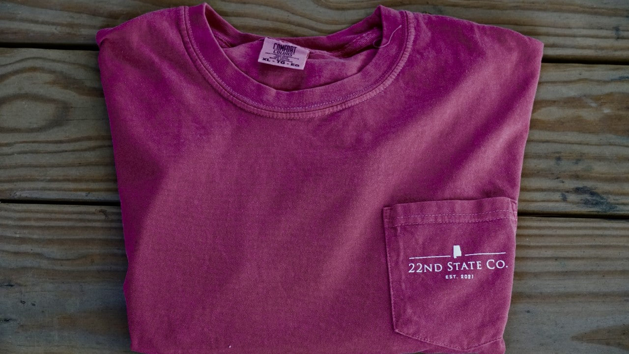 "Live Oak Pocket Tee" Comfort Colors
